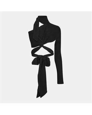 Mugler Asymtrc Ti T - Black