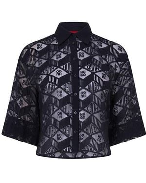 HUGO 10270586 01 Blouse - Blue