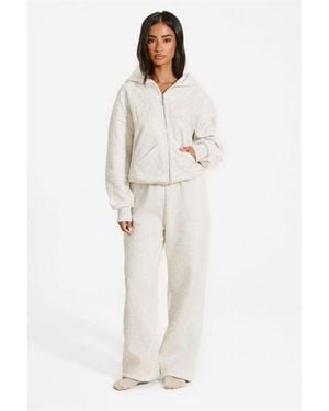 Mars the Label Zip Hoodie - White