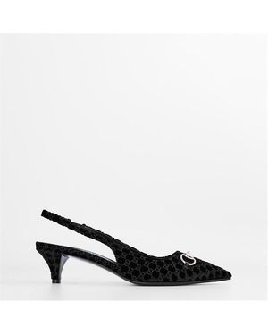 Gucci Erin Pump Slingbacks - Black
