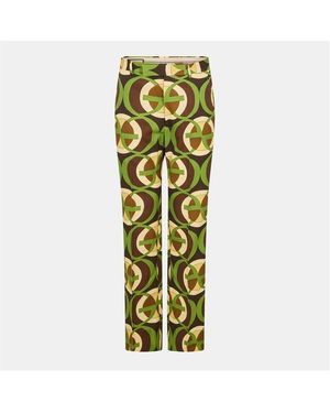 Gucci Mohair Straight Leg Trousers - Green