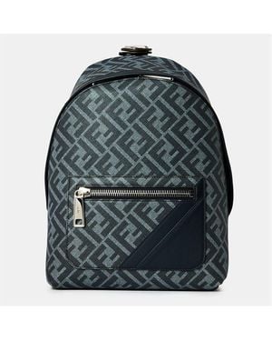 Fendi Chiodo Small Diagonal Backpack - Green