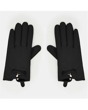 Ted Baker Bow Lthr Glov - Black