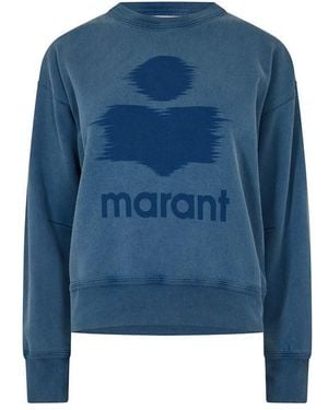 Isabel Marant Mobyli Sweat Crew Sweatshirt - Blue