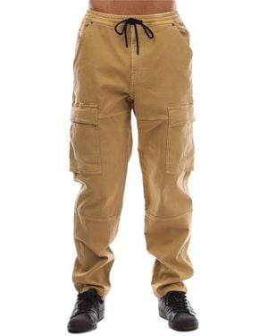 DIESEL 2050 D-Krooley-Cargo Sweat Jeans - Natural