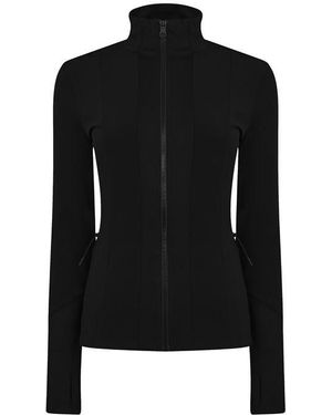 Varley Maywood Water Resistant Long Sleeve Performance Training Jacket - Black