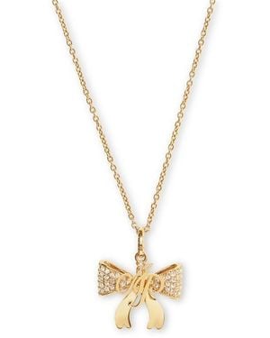 Agent Provocateur Brietta Bow Necklace - Metallic