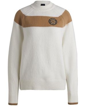 BOSS Lightweight Knitted Tailored Fit Top - Grey