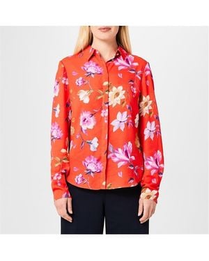 Ted Baker Printed Shirt - Red