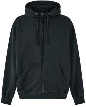 Maison Margiela Mmm Zip Hoodie - Blue