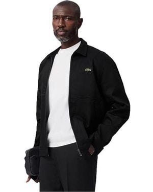Lacoste Shorts Bomber Jacket - Black