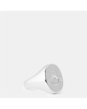 Vivienne Westwood Viv Vw Seal Ring Ld54 - White