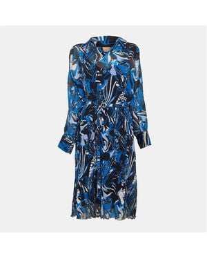 BOSS Daplisa Long Maxi Dress - Blue