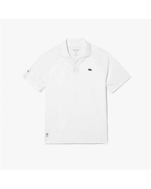 Lacoste Tennis X Daniil Slim-Fit Polo Shirt - White