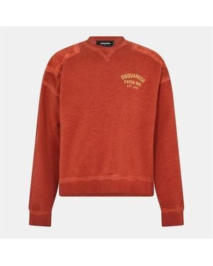 DSquared² Dsq Caten Crew Sn54 - Red