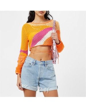 House Of Sunny Hos Sunset Knit - Red