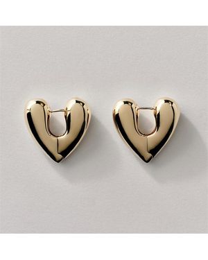 Annika Inez Annika Hrt Hoop Lrg Ld61 - Metallic