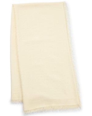 BOSS Ledonia Monogram Jacquard Scarf - Natural