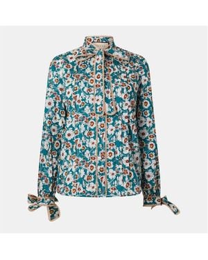 Gucci Patterned Long Sleeve Tailored Fit Shirt - Green