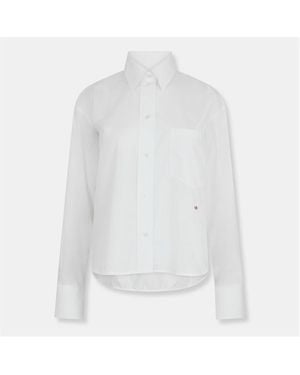 Victoria Beckham Victoria Crop Shirt Ld54 - White