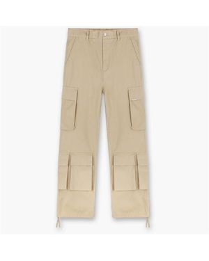 Represent Baggy Cargo Trousers - Natural