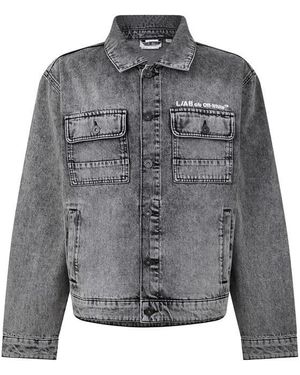 L/AB Off White L/Ab Off Diag Dnm Jk Sn71 - Grey