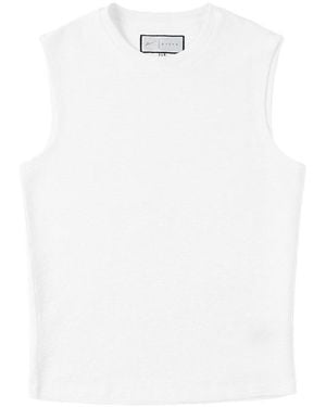 PREVU Ottoman Tank - White