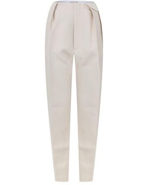 Bottega Veneta Straight Trousers - White
