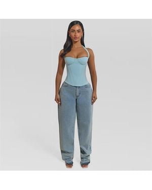 Mars the Label Zadie Corset Top - Blue