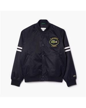 Lacoste Long Sleeve Varsity Jacket - Blue