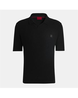 HUGO Short-Sleeve Polo Shirt - Black