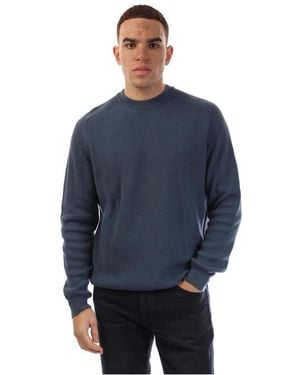 BOSS Ferro E Knitted Top - Blue