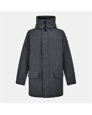 Canada Goose Langford Water Resistant Duck Down Long Sleeve Parka - Black