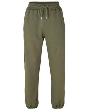 Mallet Closed Hem Fleece Joggers - Green