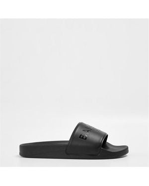 Balmain Logo Sliders - Black