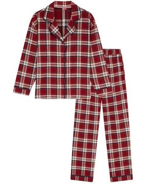 HUNTER Flannel Pyjama Set - Red