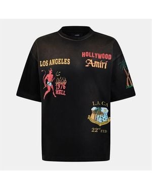 Amiri Sinners Os Tee - Black