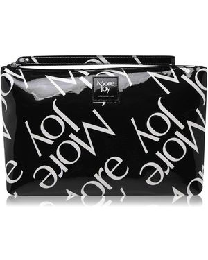 More Joy Print Wash Bag - Black