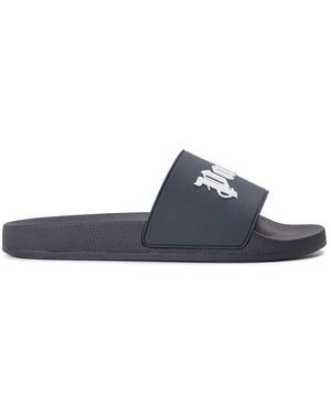 Palm Angels Pool Sliders - Blue