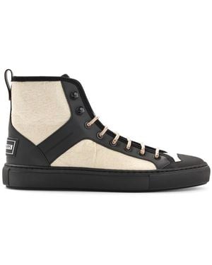BOSS Mirage Hito Phipps High-Top Trainers - Black