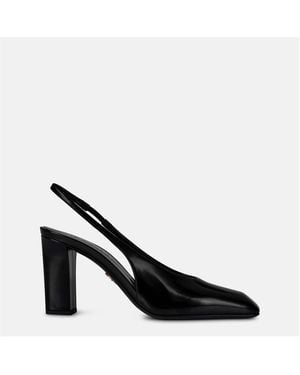 Prada Slingback Heels - Black