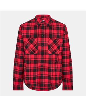 Off-White c/o Virgil Abloh Off Check Shirt - Red