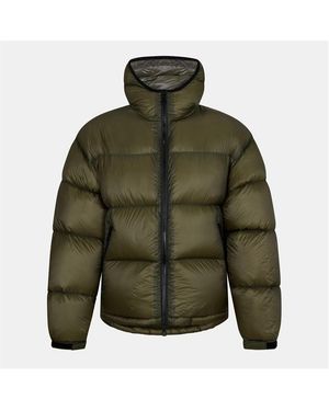 MKI Miyuki-Zoku Translucent Hooded Bubble Jacket - Green