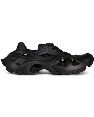 Balenciaga Lace-Up Runners - Black