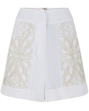 JBQ Seth Tailored Fit Shorts - White
