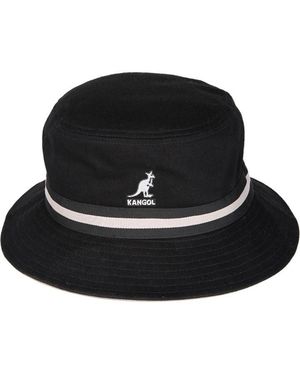 Kangol Stripe Bucket Hat - Black