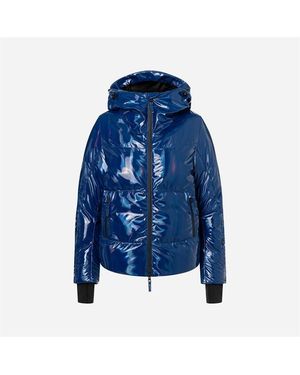 Jet Set Rosalia Weather Resistant Tailored Fit Ski Jacket - Blue