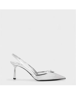 Prada Mesh Slingbacks - White