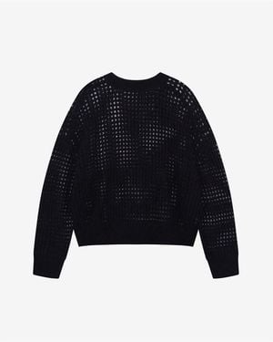 Cole Buxton Cole Open Weave Knt - Blue