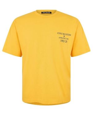 Cole Buxton Oversized T-Shirt - Yellow